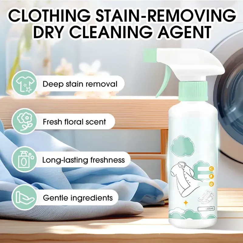 🥳2026 HOT SALE🥳💞50K+ SOLD!🚨👔 Emergency Stain Savior! Clothing Dry-Cleaning Agent &ndash; Treat Stains Instantly, Avoid the Trip. ✨🌿